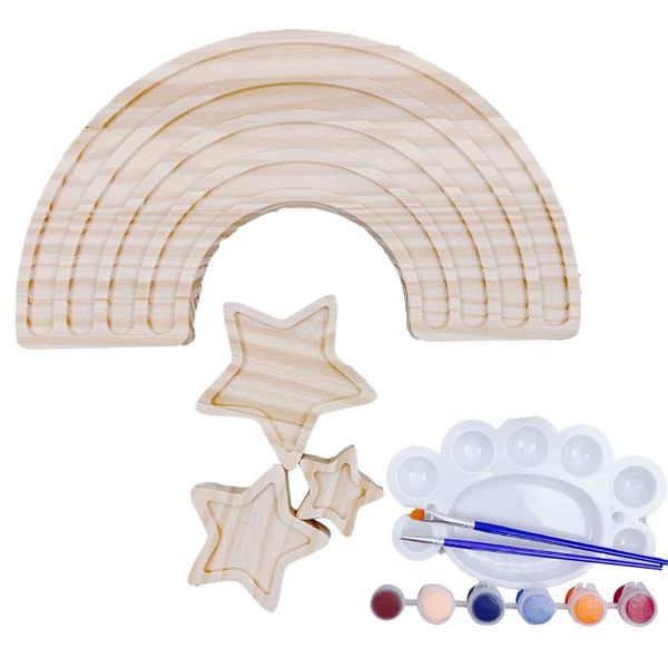 

novelty items rainbow orbit shape diy coloring decor hanging pendant for children's room cloud nursery handmade decoration