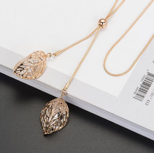

snowflake long pendant necklace zircon sweater chain fashion fine metal chain crystal rhinestone flower pendant necklaces, Silver