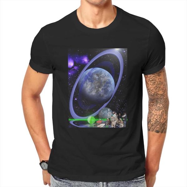 

men's t-shirts men dr. sulaiman omar and the ringed world of zia moon astronaut cool graphic shirt, White;black