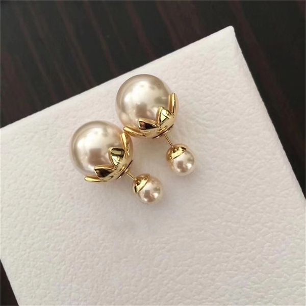 

87% off wholesale shop new pearl earrings brass trend personality women, Golden