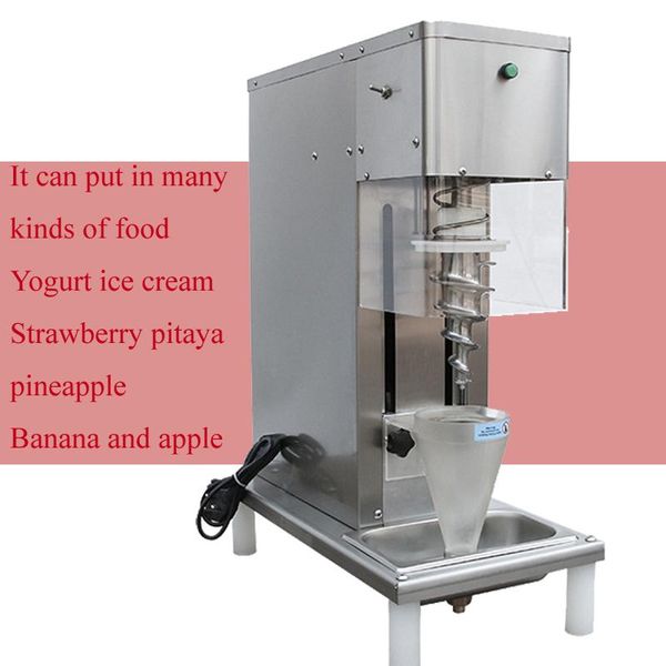 

tap water fruit frozen yogurt ice cream blending mixing machine making