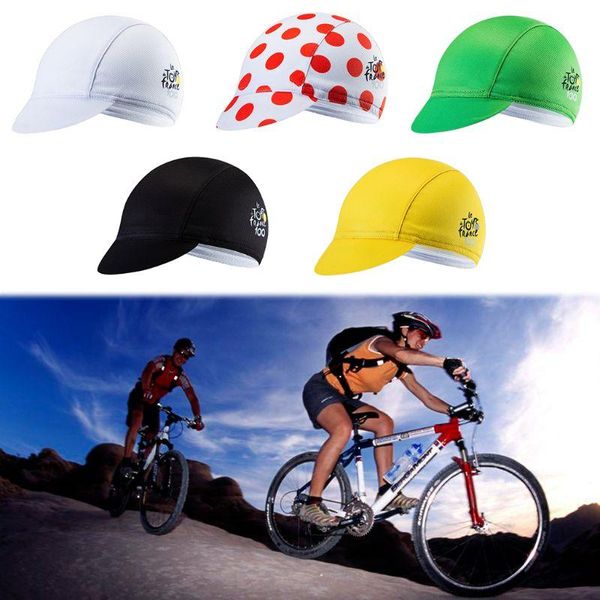 

cycling hat quick dry breathable sweat absorb bicycle sun cap outdoor sports hiking fishing tackle fashion print size gxmf caps & masks, Black