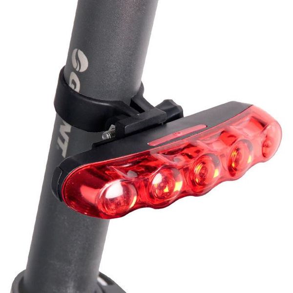 

bicycle taillights mountain bike lights 5led red light colorful warning outdoor road riding equipment