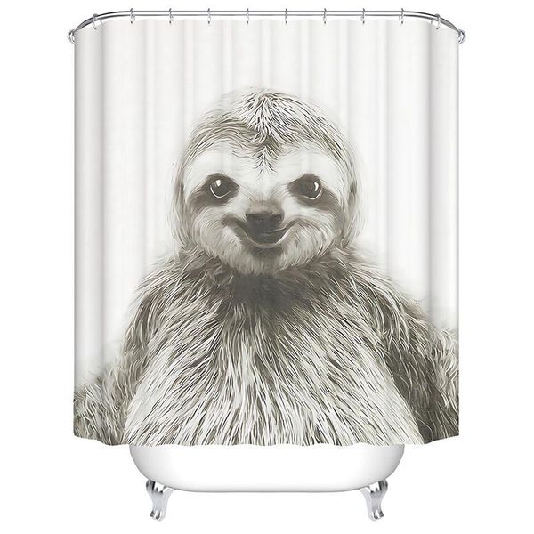 

shower curtains animal curtain waterproof polyester fabric bath bathroom