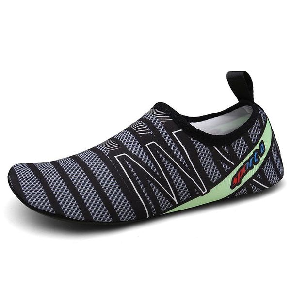 

sandals anti-slippery aqua shoes swimming femme quick drying beach men light breathable chaussure, Black