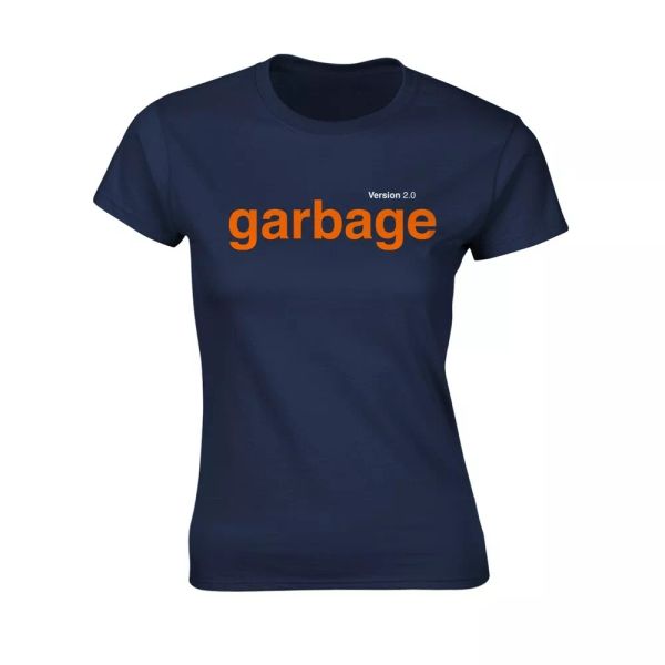 

ladies garbage version 2.0 authorized women women t-shirt, White;black