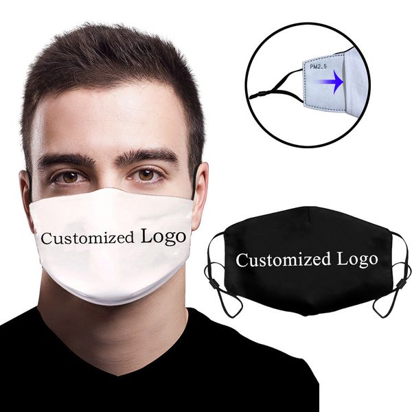 

custom logo children's cloth full pattern cotton printed mask