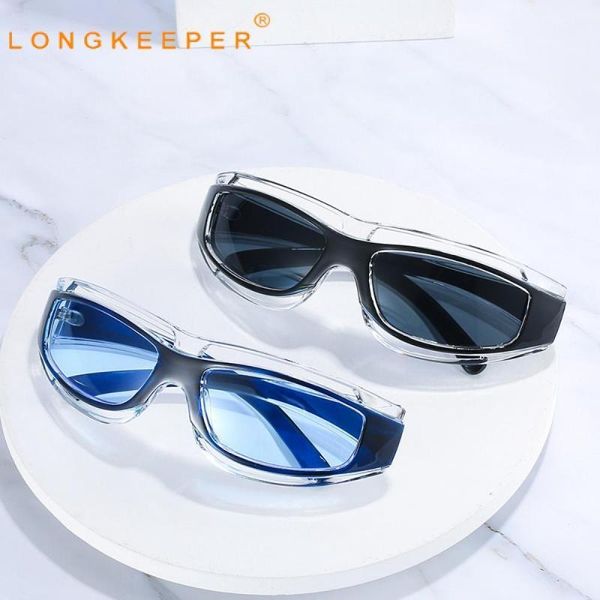 

longkeeper men 's fashion oval sunglasses women 2021 brand designer sport sun glasses male vintage classic driving goggles gafas, White;black