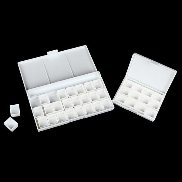 

gift sets 12/24grid watercolor palette empty paint tray box + 12/24 little boxes