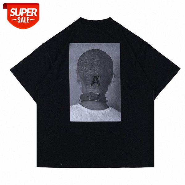 

european and american high street print t-shirt, trendy oversize loose simple avatar short sleeve tee for men women #kd5q, White;black
