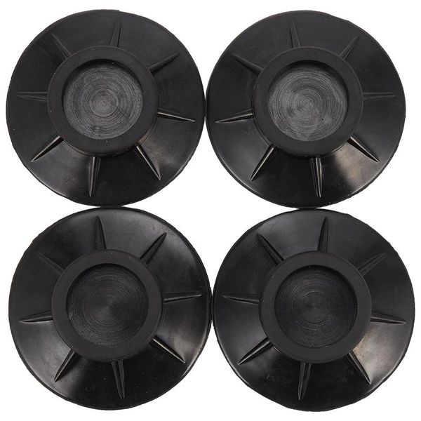 

carpets 4pcs floor mat elasticity black protectors furniture anti vibration rubber feet pads washing machine non slip proof