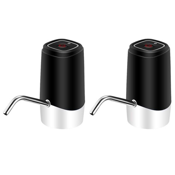 

water dispenser automatic electric pump usb charging household outlet faucet tools pumping device black