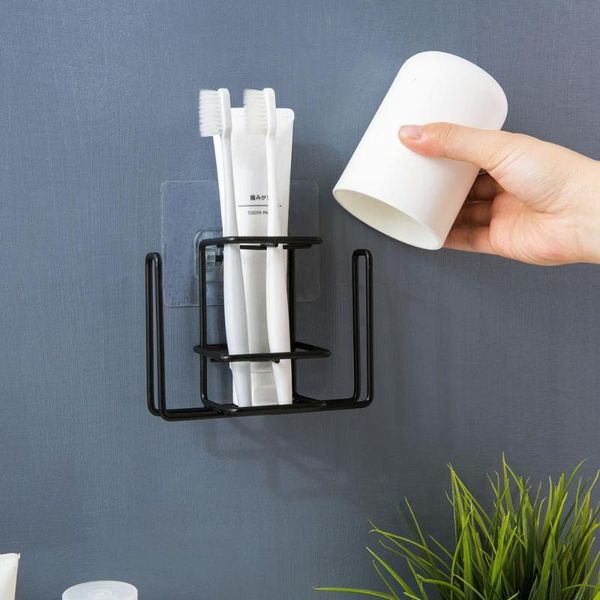 

hooks & rails wall-mounted bedside hanging basket shelf bathroom etagere murale salon estanteria organizer storage