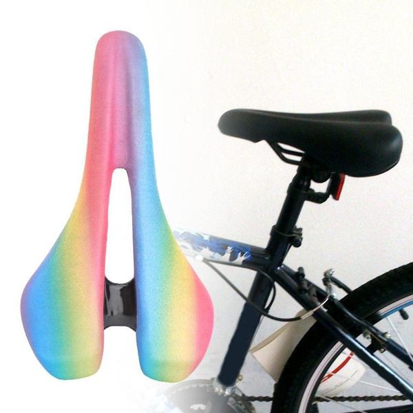 

bike saddles universal bicycle saddle comfortable anti deformation multicolored cycling racing seat cushion for mtb parts