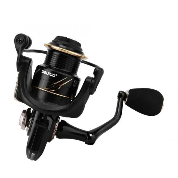 

baitcasting reels deukio 5.0: 1 spinning fishing reel cnc aluminum alloy saltwater bait casting wheel spining / accessory