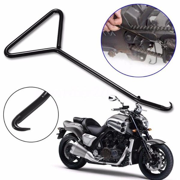 

exhaust pipe motorcycle t-handle stand spring hook puller tools stainless steel simple install remove for bicycle