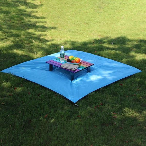 

outdoor folding and thickening aluminum film moisture-proof mat picnic camping waterproof beach supplies camp furniture