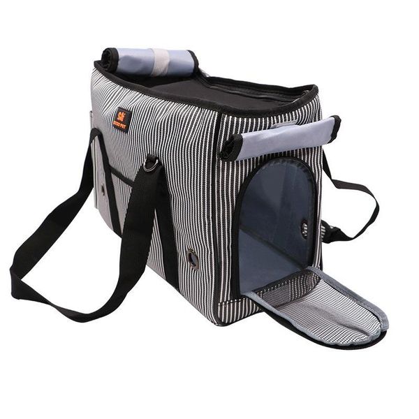 

dog car seat covers pet bag go out portable cat striped backpack carrier travel accessories