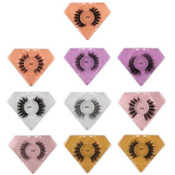 

false eyelashes 10 pairs 3d mink natural lashes soft fake extension makeup tools