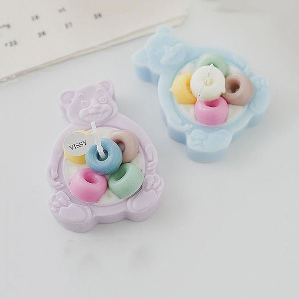 

candles bear birthday candle po props home decoration creative gift modeling soy wax scented festive