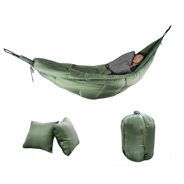 

camp furniture winter camping hammock sleeping bag bed outdoor windproof and warm tent with thickened cotton cover