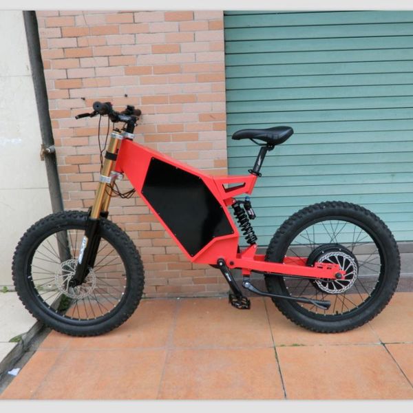 

electric bicycle 72v3000w5000w plus stealth bomber ebike e-bike with 30ah lithium ion battery, Silver;blue