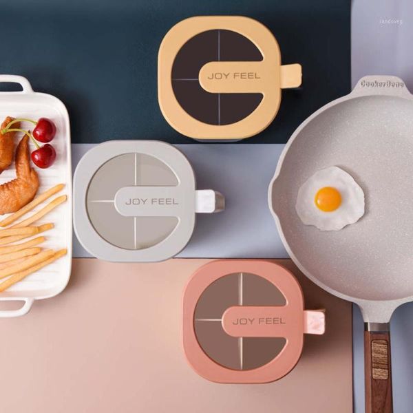 

storage bottles & jars nordic style spice container transparent seasoning bottle box salt pepper jar with lid kitchen gadget