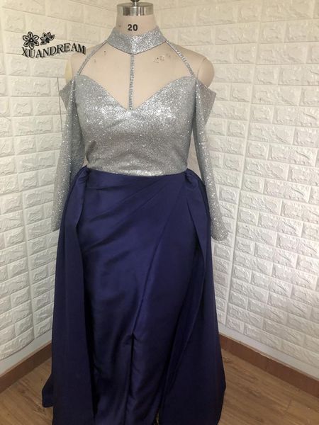 

party dresses plus size women dress vestiti cerimonia donna robe dubai soiree bling long sleeves turkish evening, White;black