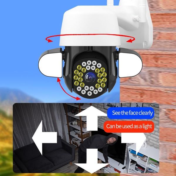 

cameras wifi ip camera 1080p outdoor 4x digital zoom security cctv wireless speed dome ai human detect auto tracking