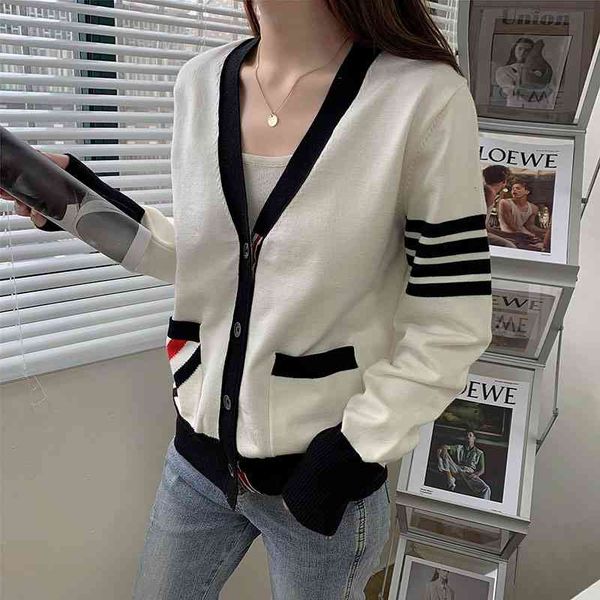 

women's sweaters autumn women casual knitted cardigan long sleeve loose hollow coat lady winter elegant v-neck warm rfwz, White;black