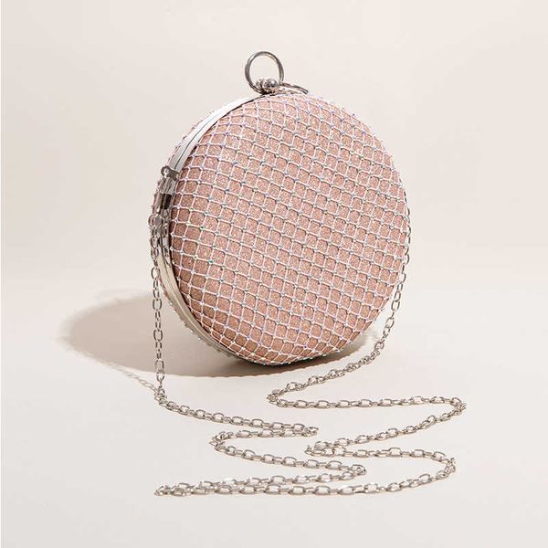 

round small bag with diamond in hand dinner bag ill sweet lady lovely