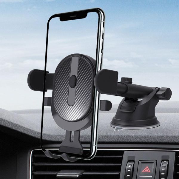 

windshield gravity sucker car phone holder for 12 11 xr in support smartphone voiture stand cell mounts & holders