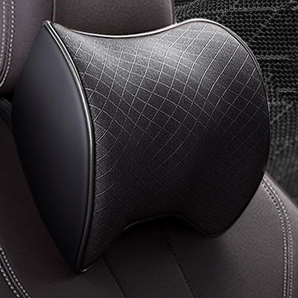 

seat cushions 2022 car headrest lumbar support solid color knitting pillow simple comfortable