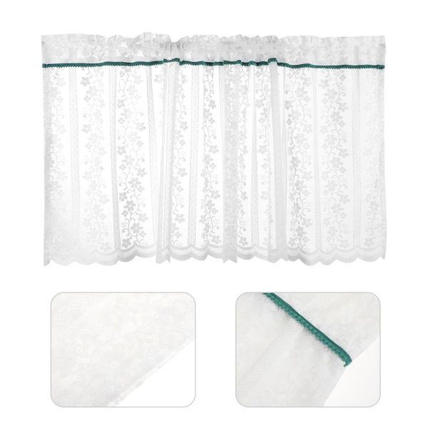 

curtain & drapes 1pc elegant short hanging durable for home white