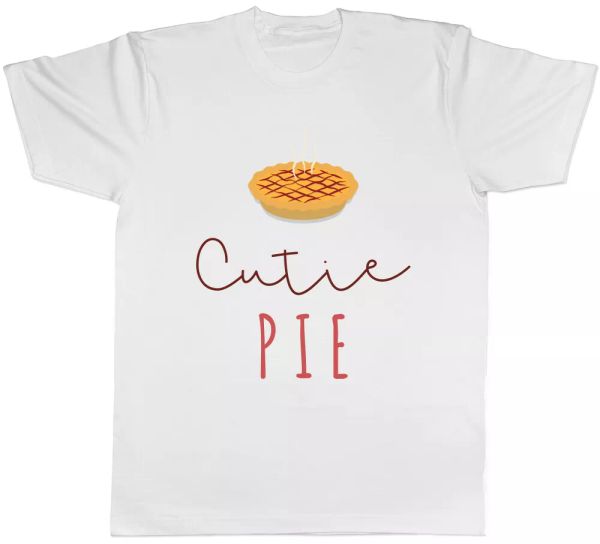 

cutie pie womens ladies mens t-shirt, White;black