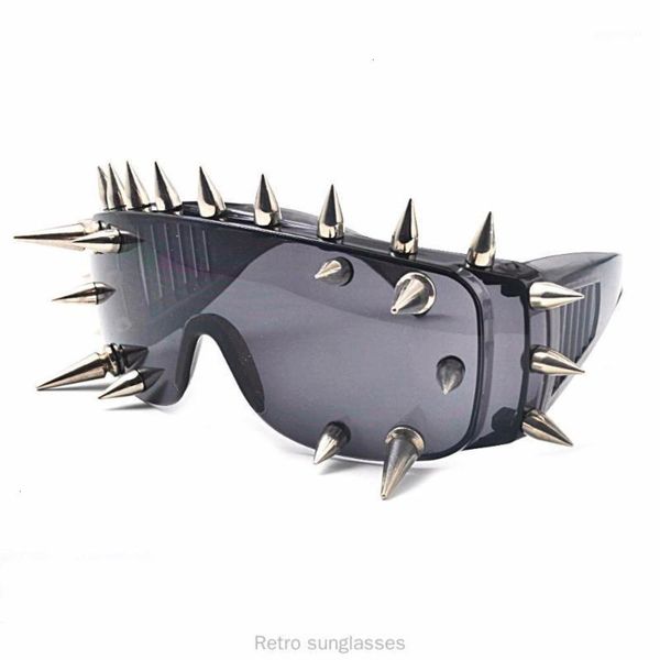 

glasses flat sun oversized goggles mens square sunglasses women fashion rivet black eyewear fml1