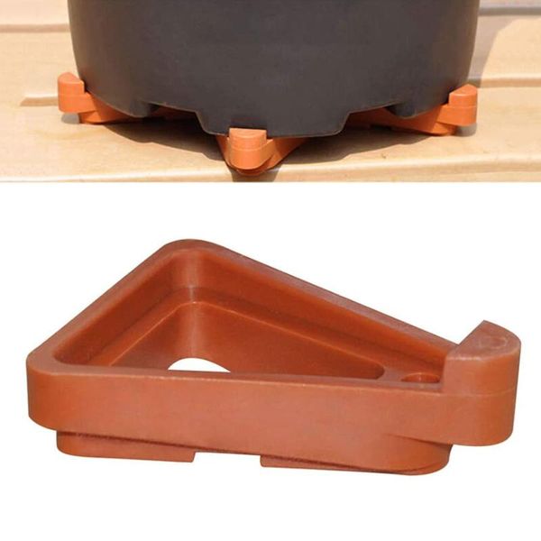 

planters & pots 12pcs flower pot feet supports display non slip risers bonsai stand indoor outdoor garden bracket holder flowers growing