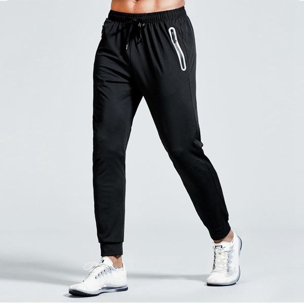 

men's sports pants quick-drying running fitness loose breathable training, Black