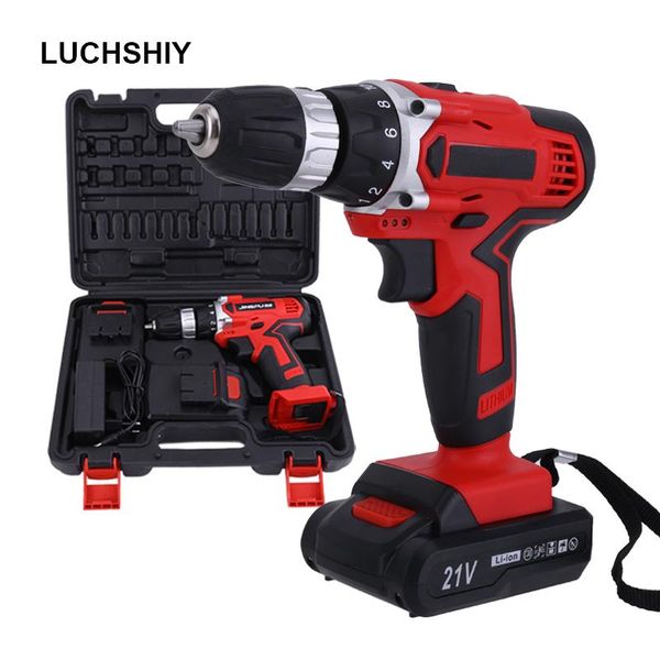 

professiona electric drills 12.6/16.8/21v drill cordless screwdriver mini wireless power driver dc lithium battery 3/8-inch tools