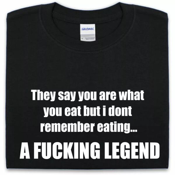 

they say you are what you eat t-shirt mens womens funny, White;black