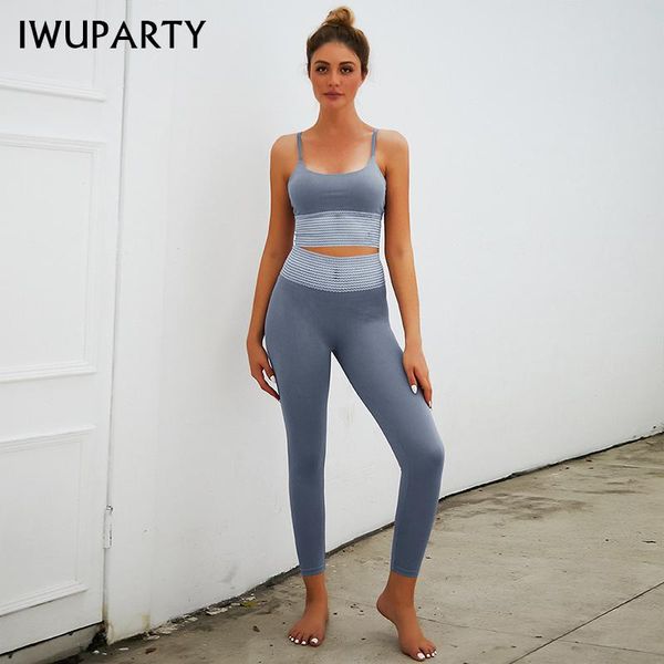 

two piece dress solid colors set pants gym workout clothing pleatd high waist women matching sets deportiva mujer fitness clother, White