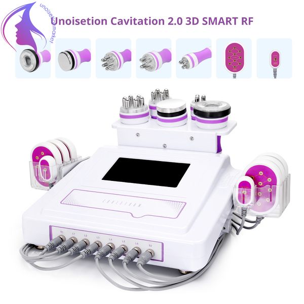 6in1 Vuoto Dimagrante Macchina RF Ultrasuoni Cavitazione Radiofrequenza Natica Contorno Ed Elasticità Dispositivo