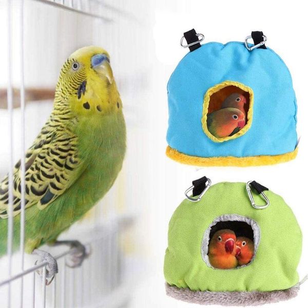 

bird cages bird's nest hut tent parrot warm house cotton / bunk bed hanging hole airy hammock swing