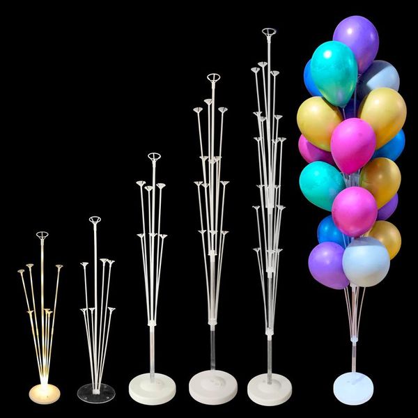 

party decoration 7/11/13/19 tubes balloons stand holder column confetti happy birthday ballon kids baby shower wedding
