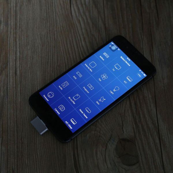 

micro usb universal air conditioner/tv/dvd/stb ir remote control for cellphone controlers