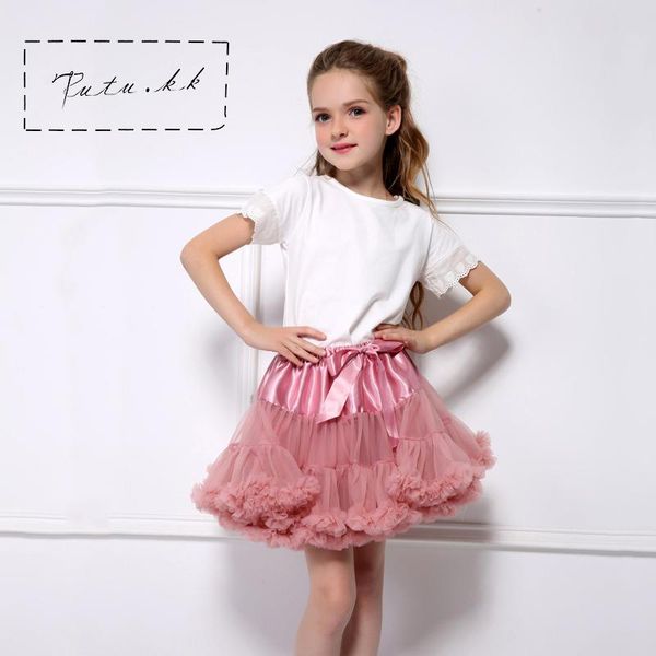 

skirts girls fluffy tulle tutu skirt pettiskirt weddings birthday dancing costume