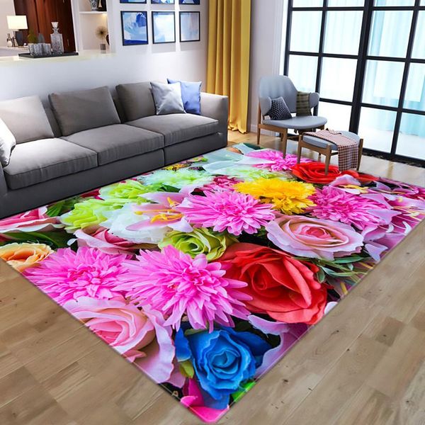

creative flowers from garden 3d printing corridor living room carpet carpets