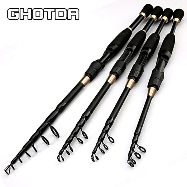 

1.6m 1.8m 2.1m 2.4m lure rod portable mini spinning carbon fiber fishing pole boat rods