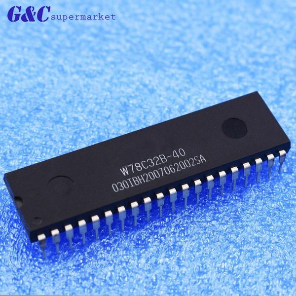 

integrated circuits 1pcs 40pins 8-bit microcontroller ic w78c32b-40 78c32b