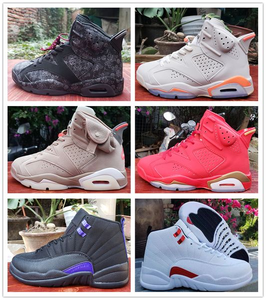 

womens mens 6 12 basketballs shoes jumpman travis scott 6s cactus jack hare 12s dmp infrared black quai 54 men trainers sneakers
